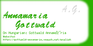 annamaria gottwald business card